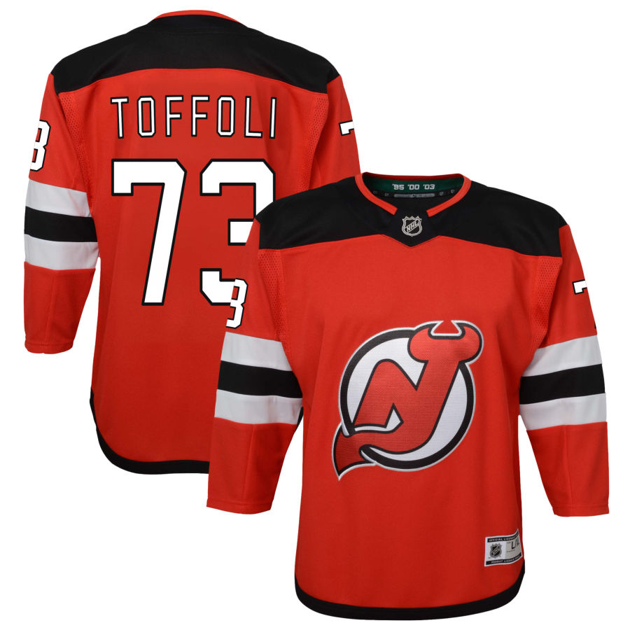 Tyler Toffoli New Jersey Devils Youth Home Premier Jersey - Red