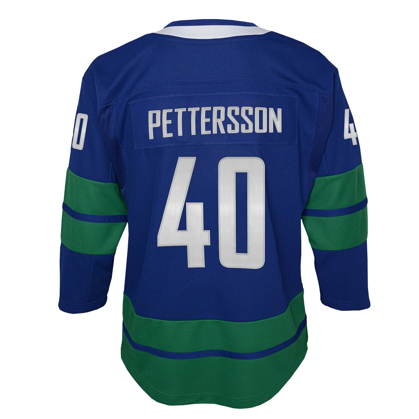 Elias Pettersson Vancouver Canucks Youth Royal 2019/20 Alternate Premier Player Jersey